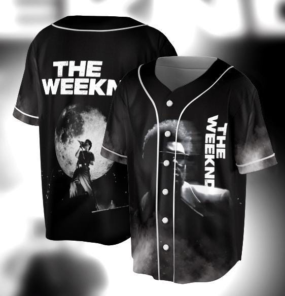 The Weeknd Hurry Up Tomorrow BAseball Jersey, Vintage Hip Hop Unisex Graphic Shirt, The Weeknd Concert Merch for Fans