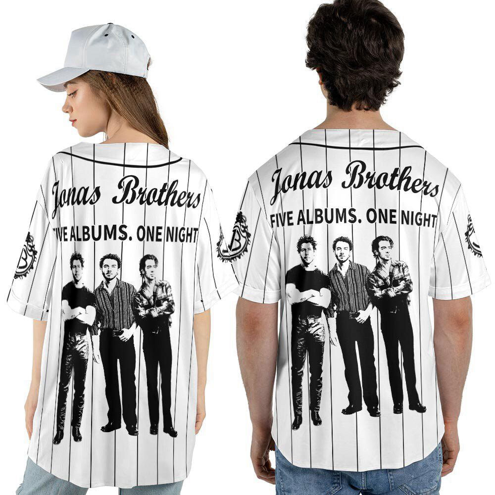 Jonas Brothers Music Baseball Jersey , Jonas Brothers World Tour 2023 Shirt, For Men Women - lylyprint.com