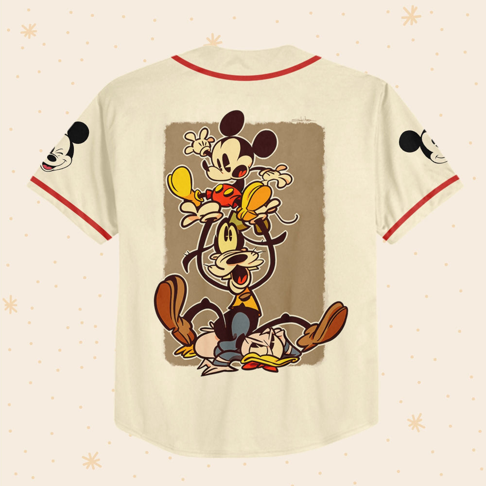 Custom Mickey Baseball Jersey: Classic Design for a Personalized Sports Statement - Bafud