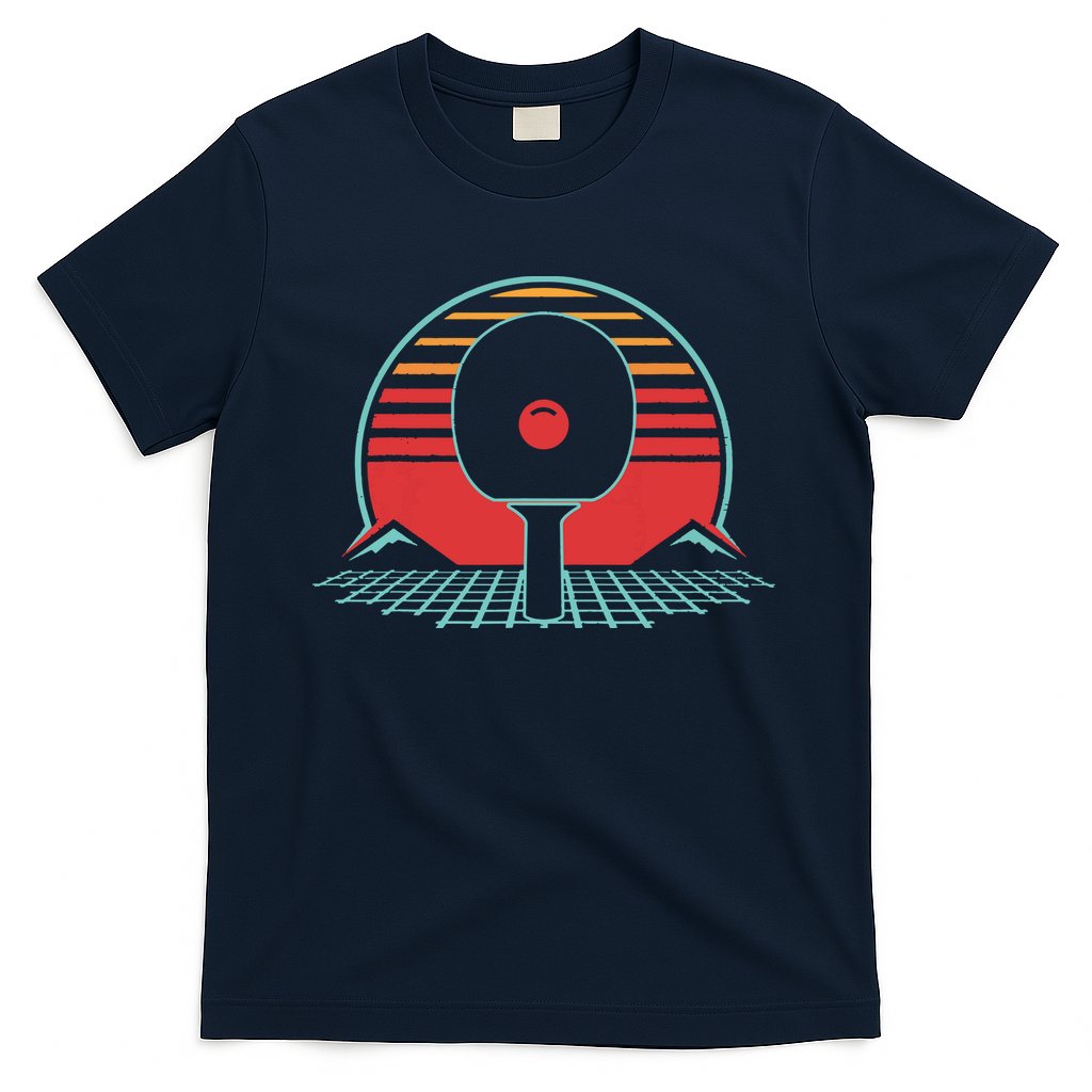Ping Pong Retro Vintage 80s Style Table Tennis Gift T-Shirt