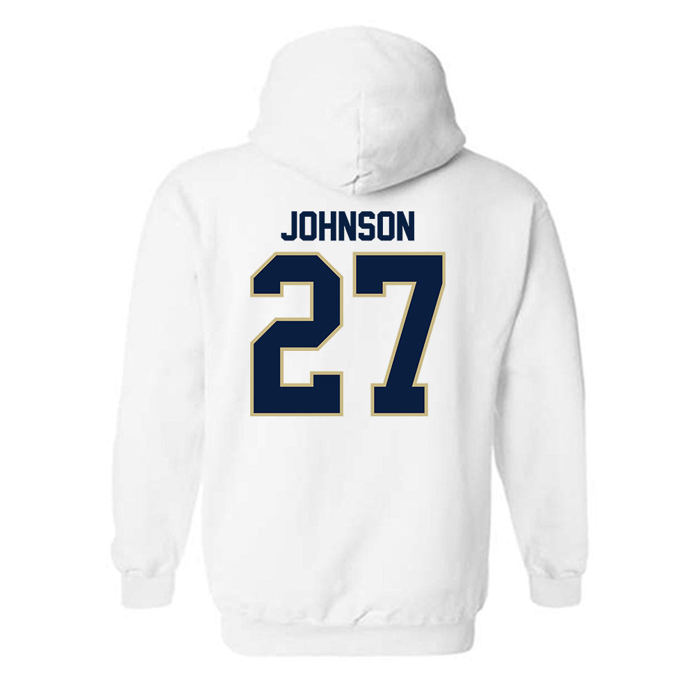 Akron - NCAA Football : Keyveon Johnson - Classic Fashion Shersey Hooded Sweatshirt