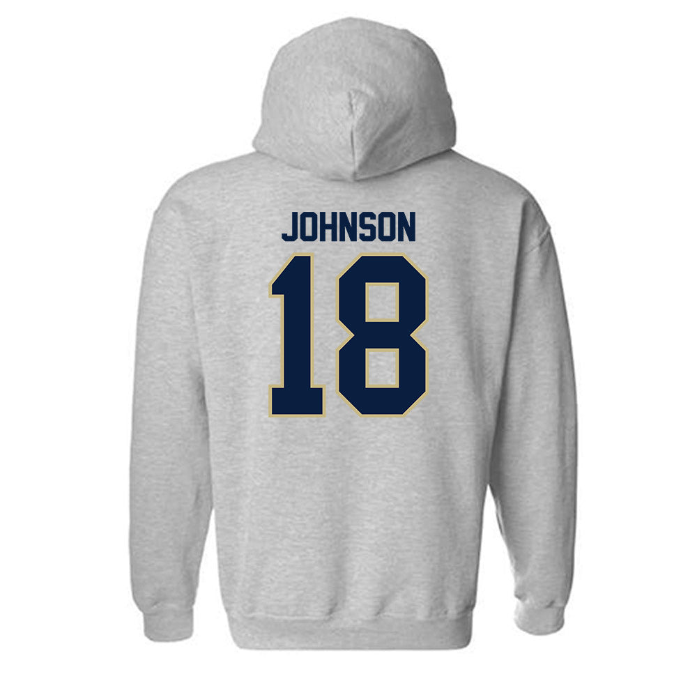Akron - NCAA Football : DiMarco Johnson - Classic Fashion Shersey Hooded Sweatshirt Style002