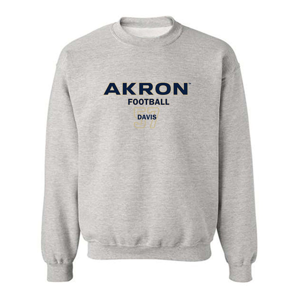 Akron - NCAA Football : Elijah Davis - Classic Fashion Shersey Crewneck Sweatshirt