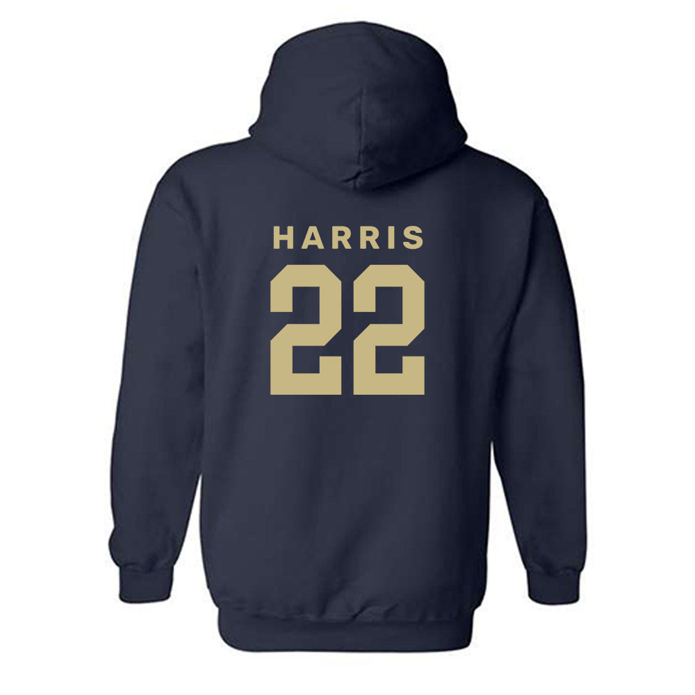 Akron - NCAA Men's Basketball : Josiah Harris - Classic Shersey Hooded Sweatshirt Style001