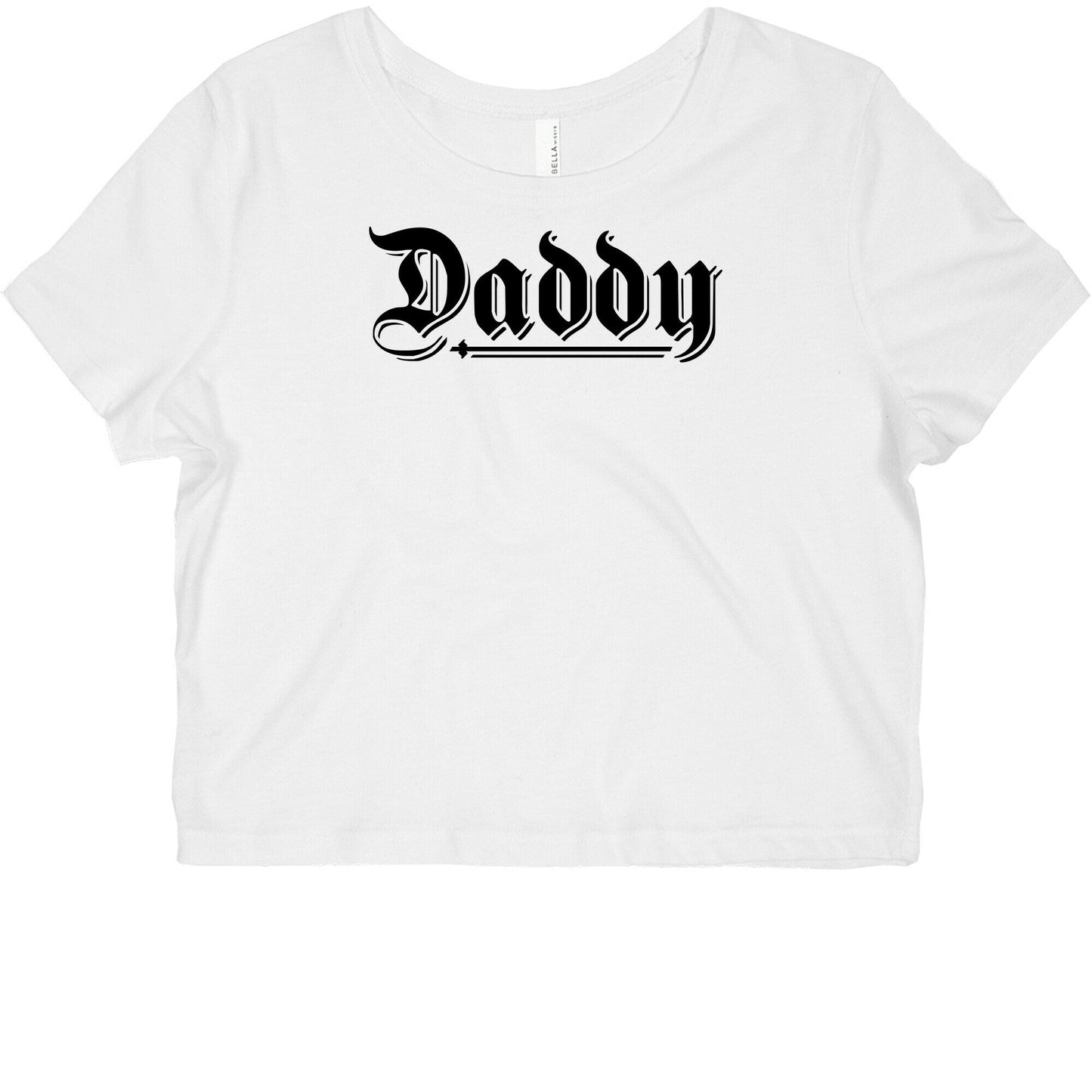 Daddy Gothic Graphic Baby Tee Style002