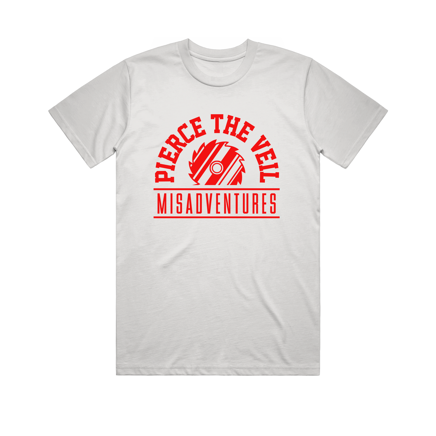 "Misadventures Saw" White T-shirt