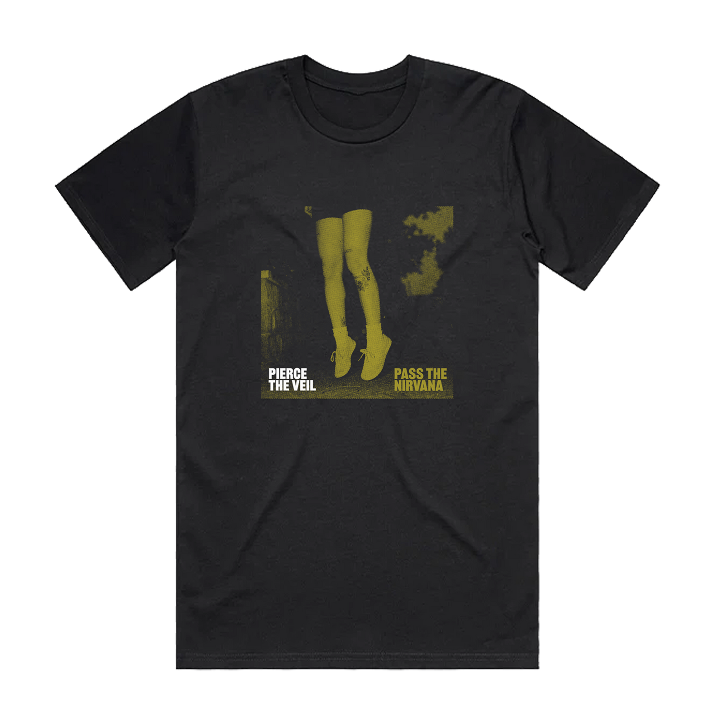 "Pass The Nirvana" Black T-Shirt