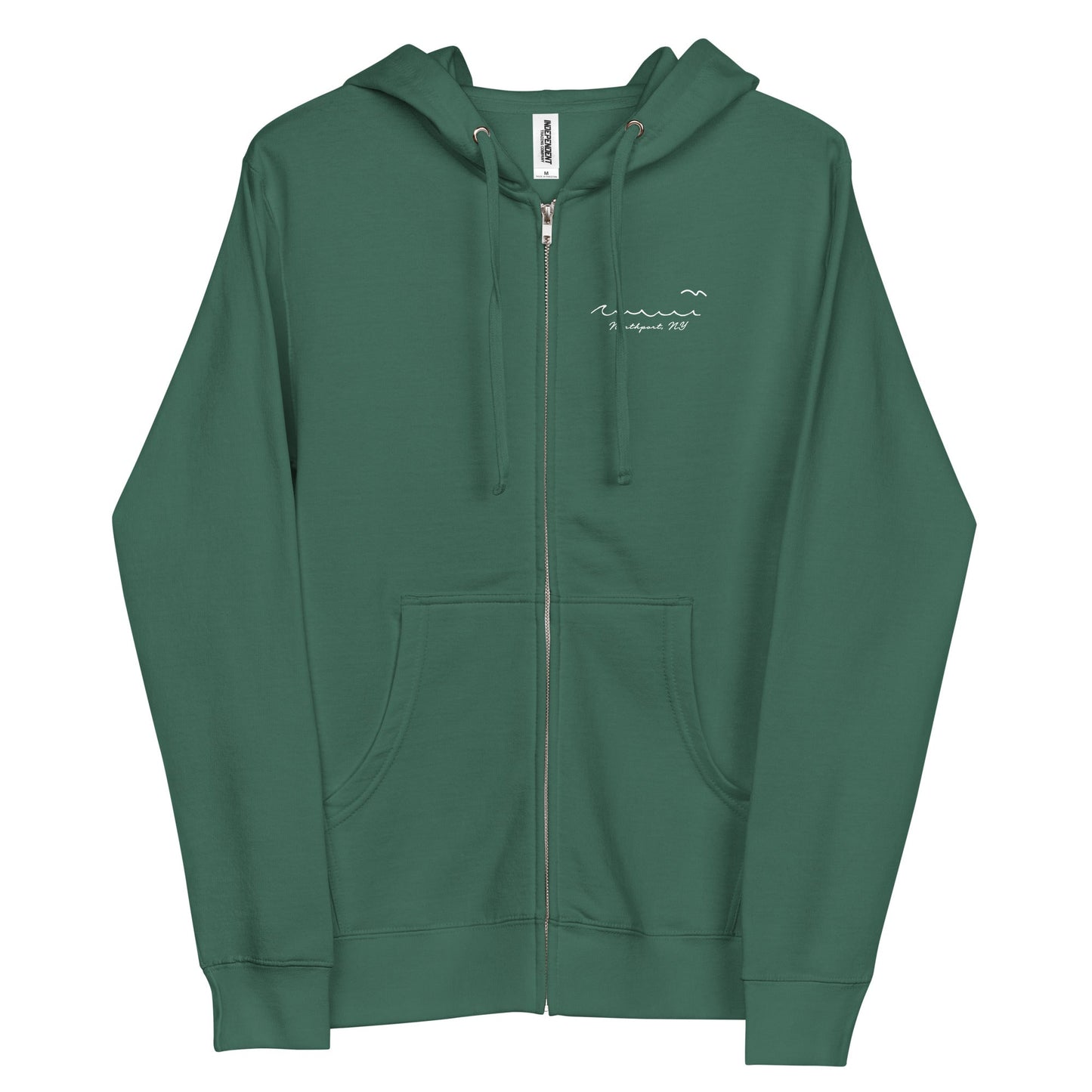 Salted Unisex fleece zip up hoodie