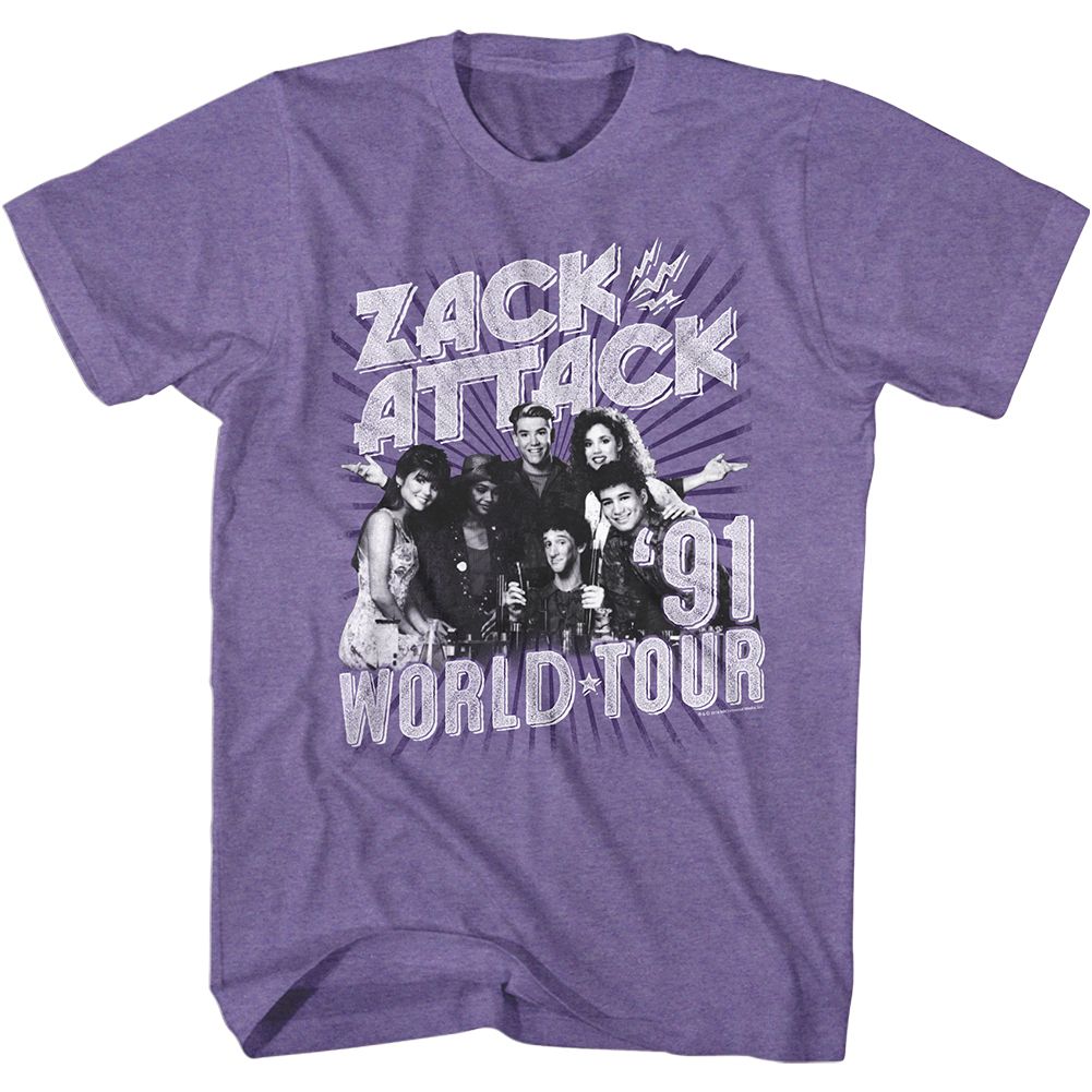 Saved By The Bell Zack Attack '91 Tour Boyfriend Tee
