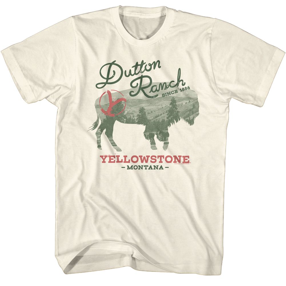 Yellowstone - Buffalo Landscape Boyfriend Tee