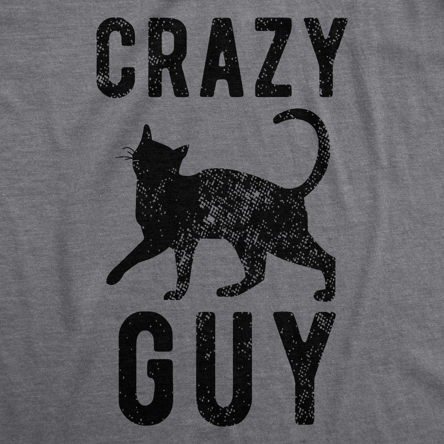 Crazy Cat Guy Men's T Shirt