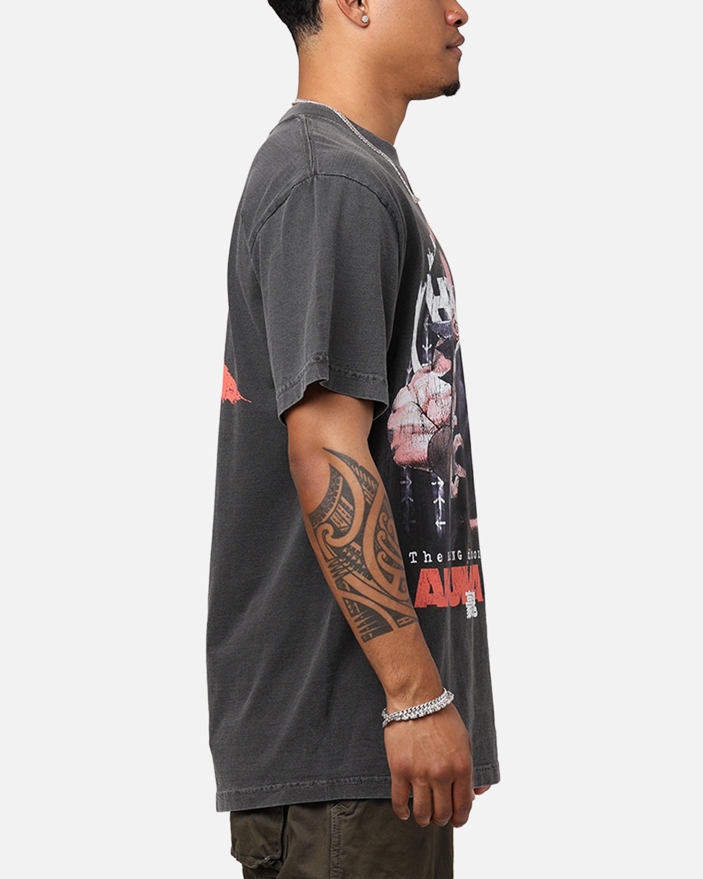 Hypland X Street Fighter Akuma T-Shirt Washed Black