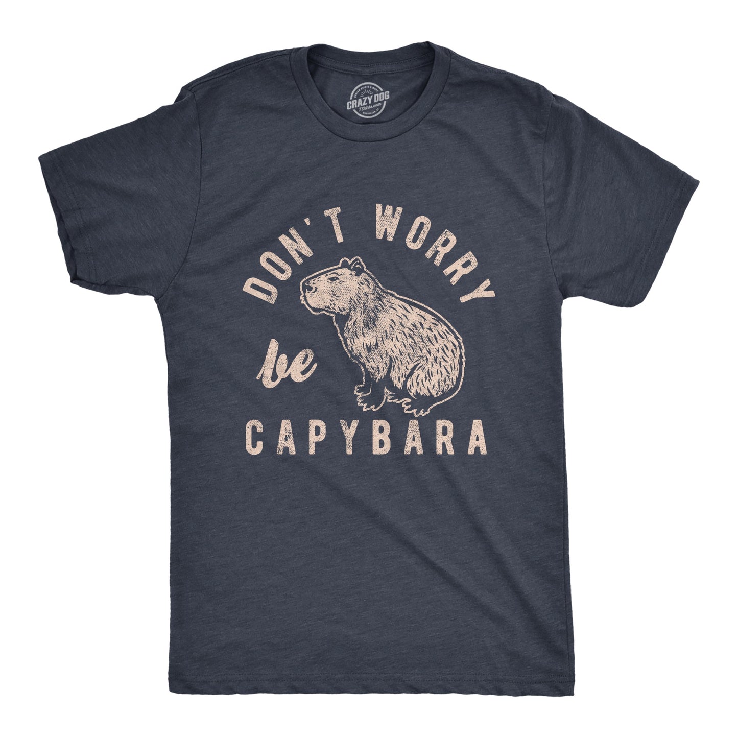 Dont Worry Be Capybara Men's T Shirt