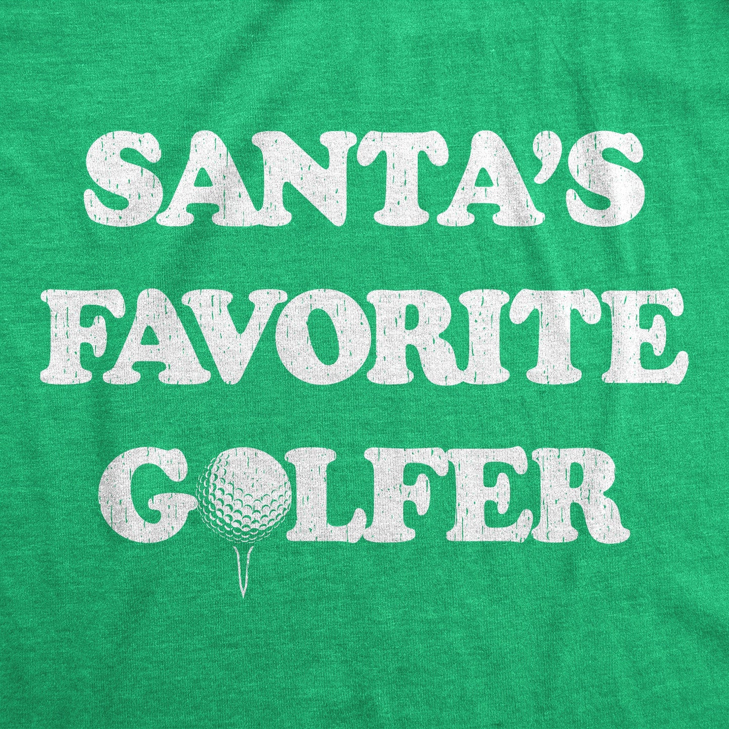 Santas Favorite Golfer Men's T Shirt