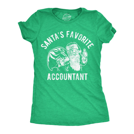 Santas Favorite Accountant Women's T Shirt
