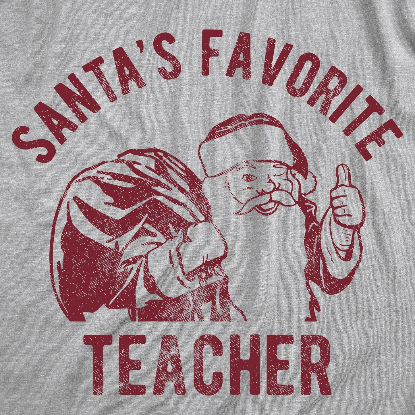Santas Favorite Teacher Women's T Shirt