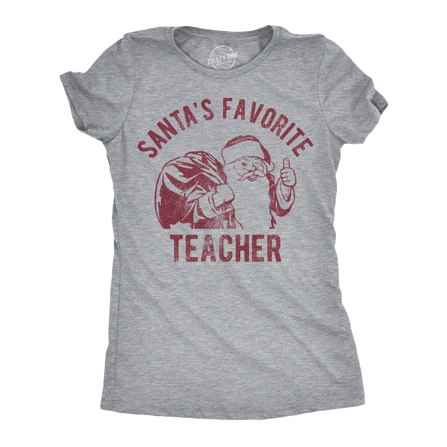Santas Favorite Teacher Women's T Shirt