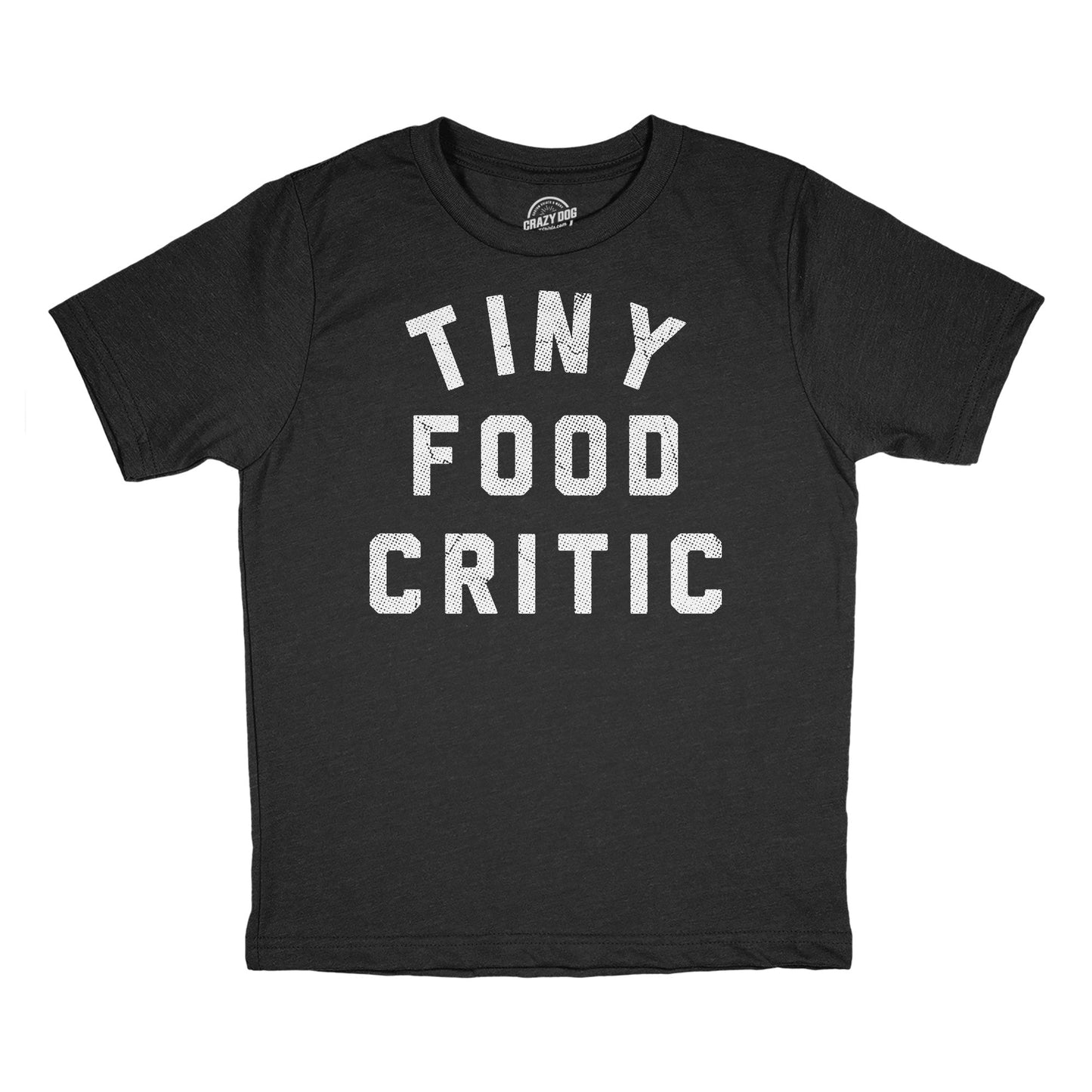 Tiny Food Critic Youth T Shirt