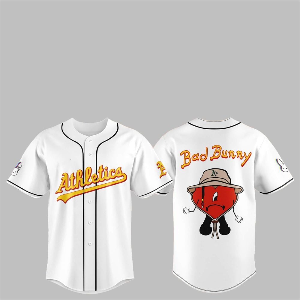 2025 Athletics Bad Bunny Jersey - Grishko.com