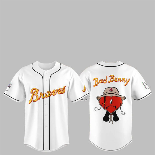 2025 Braves Bad Bunny Jersey - Grishko.com