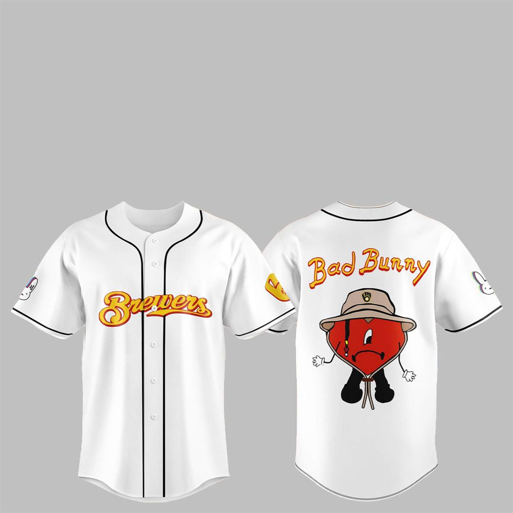 2025 Brewers Bad Bunny Jersey - Grishko.com