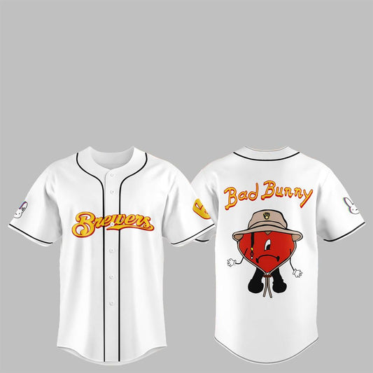2025 Brewers Bad Bunny Jersey - Grishko.com