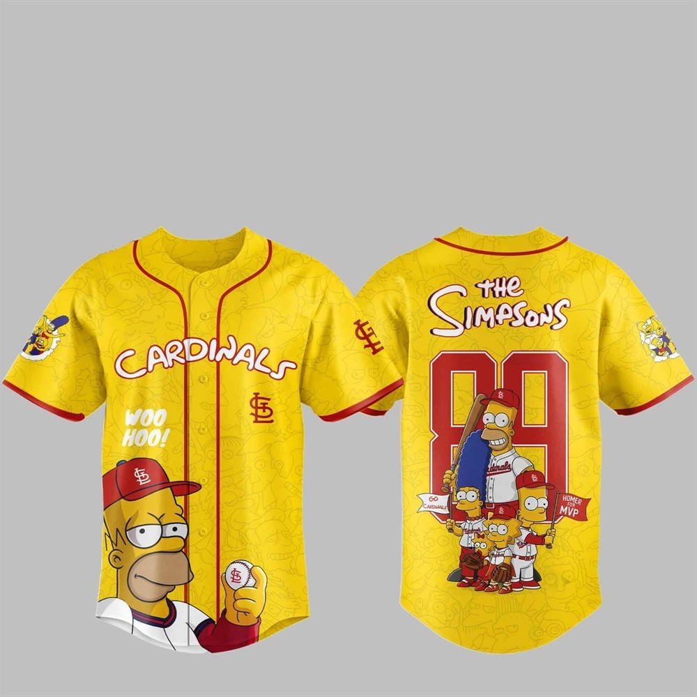 2025 Cardinals The Simpsons Jersey - Grishko.com