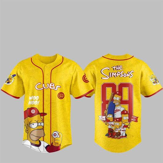 2025 Cubs The Simpsons Jersey - Grishko.com