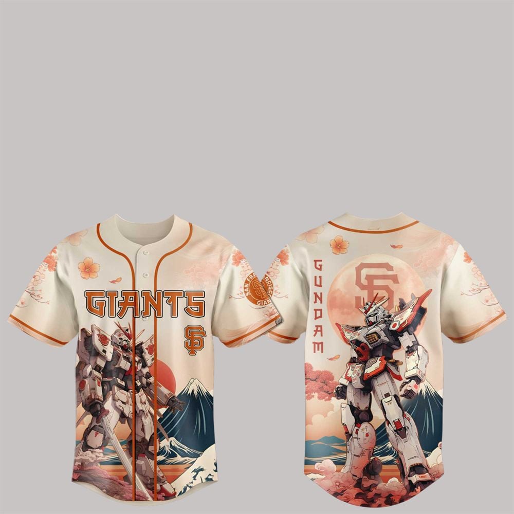 2025 Gundam SF Giants Japan Jersey - Grishko.com