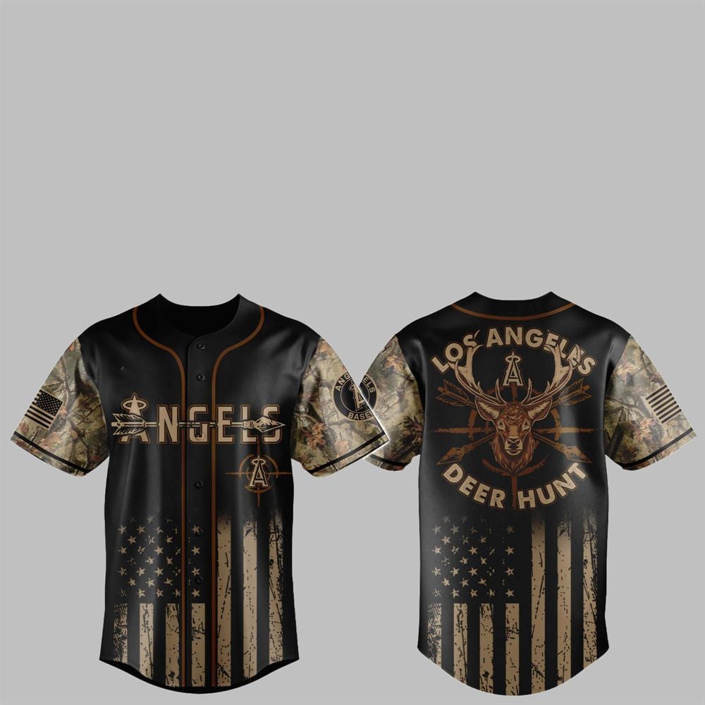 2025 LA Angels Deer Hunting Jersey - Grishko.com