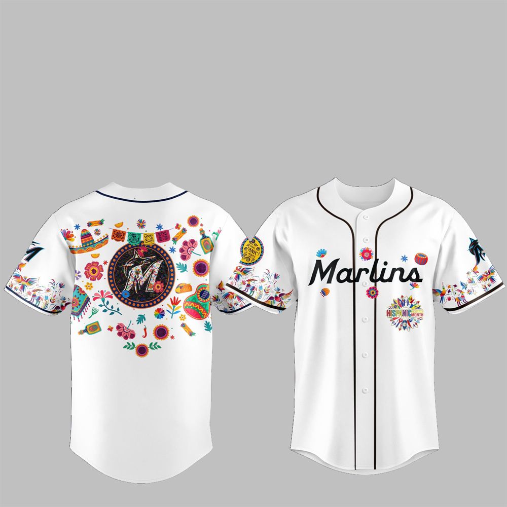 2025 Marlins National Hispanic Heritage Month Jersey - Grishko.com
