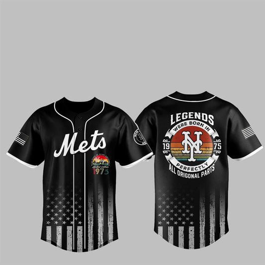 2025 NY Mets Legends Were Born 1975 Jersey - Grishko.com