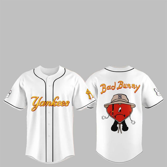 2025 NY Yankees Bad Bunny Jersey - Grishko.com