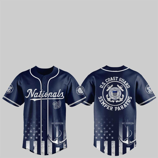 2025 Nationals US Coast Guard Semper Paratus Jersey - Grishko.com