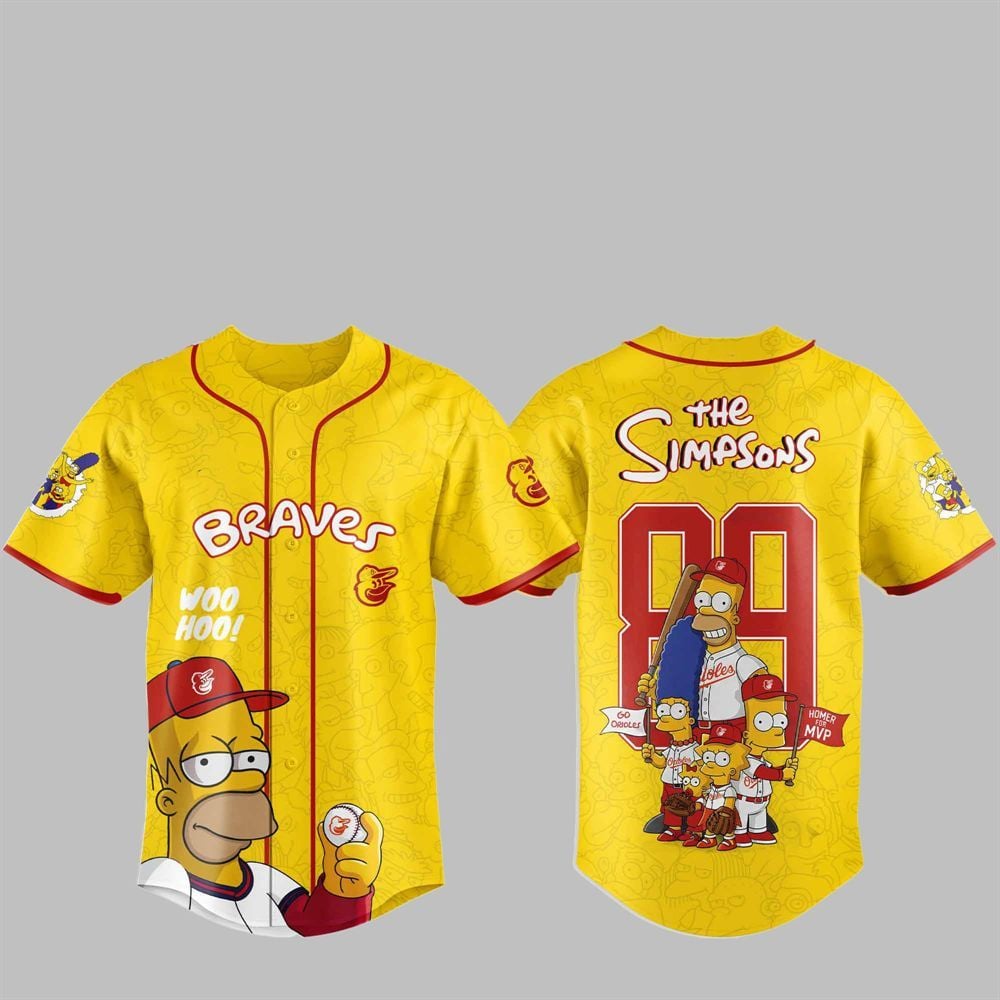 2025 Orioles The Simpsons Jersey - Grishko.com