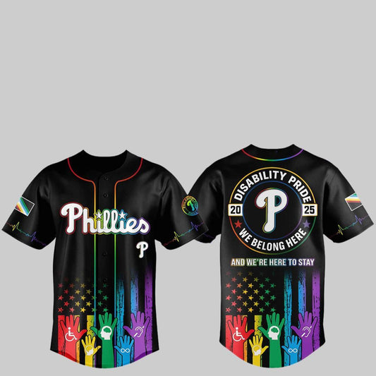 2025 Phillies Pride Month Baseball Jersey - Grishko.com