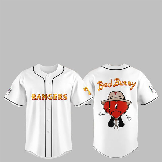 2025 Rangers Bad Bunny Jersey - Grishko.com