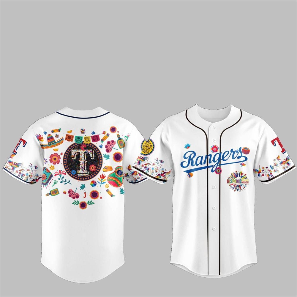 2025 Rangers National Hispanic Heritage Month Jersey - Grishko.com