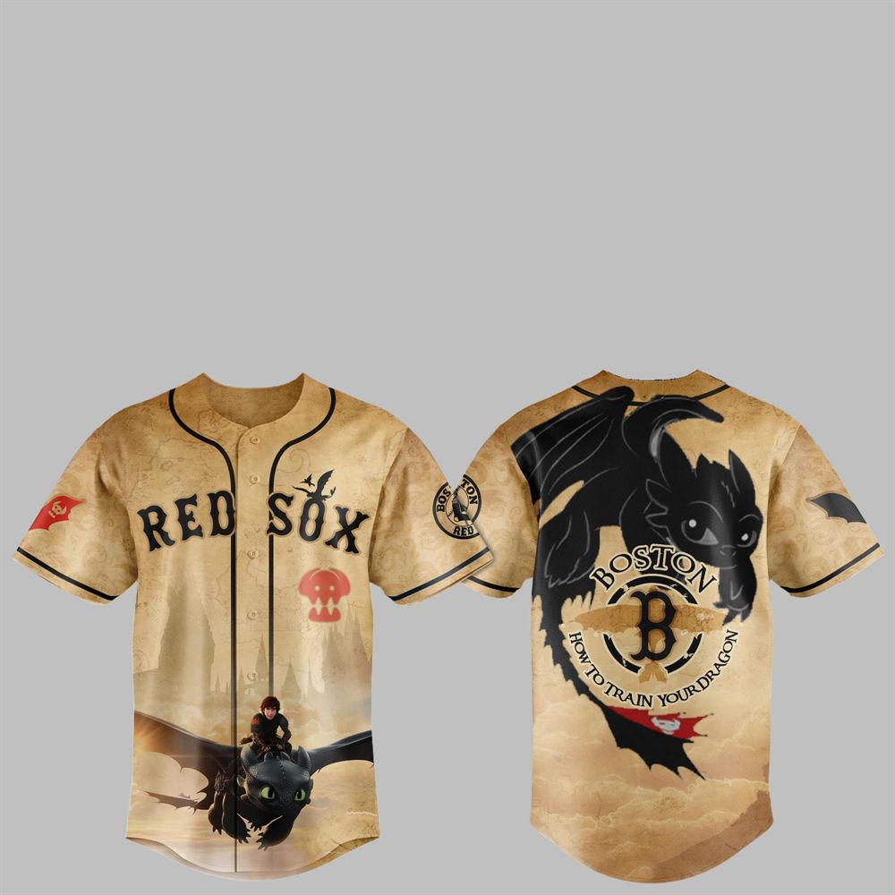 2025 Red Sox How to Train Your Dragon Jersey - Grishko.com