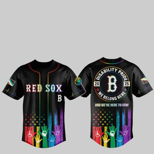 2025 Red Sox Pride Month Baseball Jersey - Grishko.com
