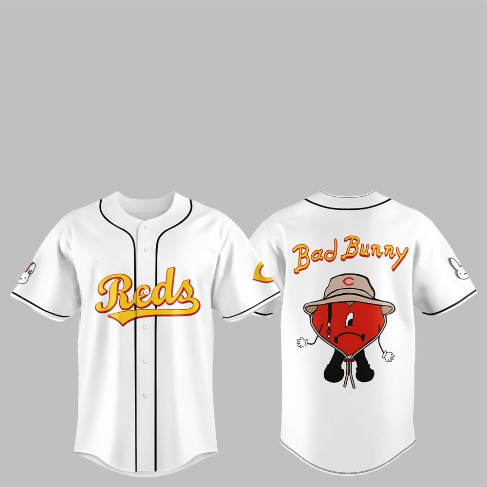 2025 Reds Bad Bunny Jersey - Grishko.com
