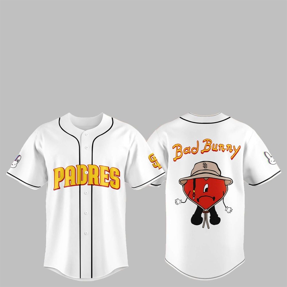 2025 SD Padres Bad Bunny Jersey - Grishko.com