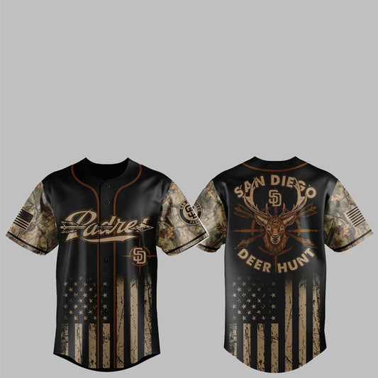 2025 SD Padres Deer Hunting Jersey - Grishko.com