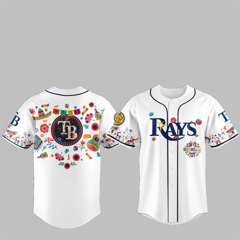 2025 TB Rays National Hispanic Heritage Month Jersey - Grishko.com