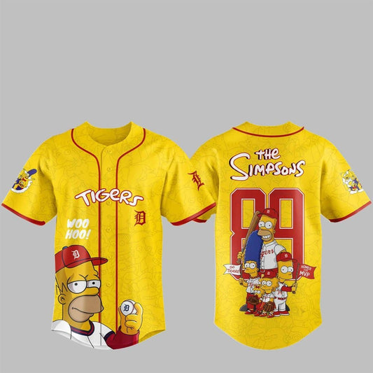 2025 Tigers The Simpsons Jersey - Grishko.com