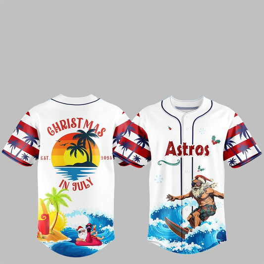 Astros Christmas July Santa 2025 Jersey - Grishko.com