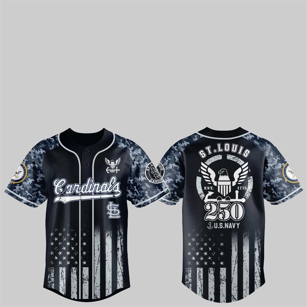 Cardinals 250th US NAVY Jersey 2025 - Grishko.com