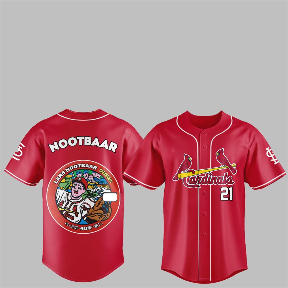 Cardinals Japan Rising Stars Lars Nootbaar Jersey 2025 - Grishko.com