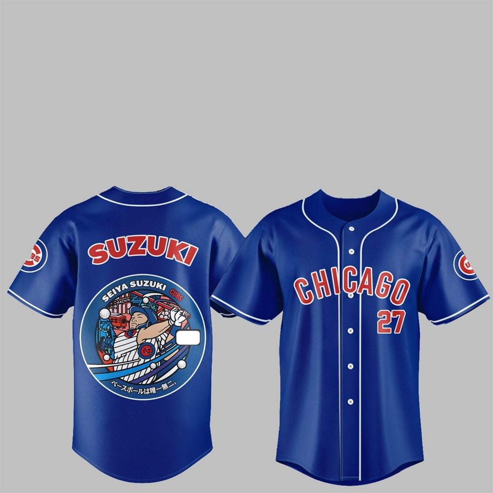Cubs Japan Rising Stars Seita Suzuki Jersey 2025 - Grishko.com