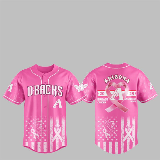 Diamondbacks 2025 Breast Cancer Awareness Month Jersey - Grishko.com